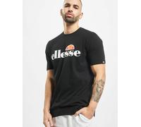 Ellesse Herren T-Shirt SL PRADO TEE – Kurzarm, Rundhals, 100% Baumwolle – Schwarz S