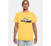 lässiges Mister Tee Herren T-Shirt 180 g/m² mit Baumwolle Gelb M
