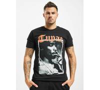 Mister Tee Herren Shirt 'Tupac California Love' schwarz / hellgrau / hellrot / gelb, Größe S, 5574468 Schwarz / Hellgrau / Hellrot / Gelb S