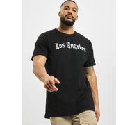 Mister Tee Herren T-Shirt Los Angeles Wording Schwarz Größe XL