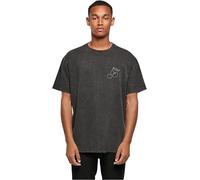 lässiges POD Herren T-Shirt 240 g/m² mit Baumwolle Schwarz M