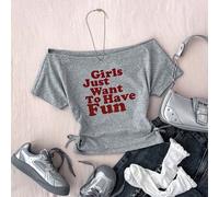 Lässiges rotes Mädchen, mit weißem Kragen und Textdruck, kurze Taille, geraffte Kurzarmstrumpfhose, Frühling und Sommer, Basic, Alltag, vielseitig, Sp