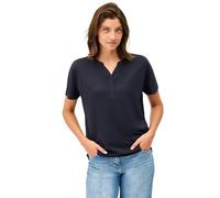 CECIL Damen 3227614 Lässiges Shirt im Tunika Look, urban Dark Blue, X-Small