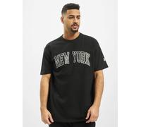 STARTER BLACK LABEL Herren T-Shirt mit New York Print, Logo-Stick, Patch am Saum, Männer-Shirt aus Baumwolle, L