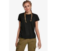 Urban Classics Ladies Basic Box Tee in Gr. S in Schwarz