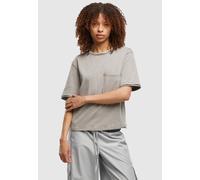 Urban Classics Damen T-Shirt Ladies Washed Jersey Boxy Shirt steelgrau Gr. 3XL Rundhals