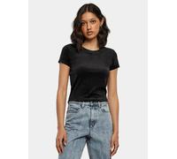lässiges Urban Classics Damen T-Shirt Stretch Slim Fit 270 g/m² Schwarz XS