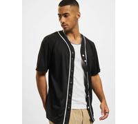 lässiges URBAN CLASSICS Herren Polo-Shirt Mesh 170 g/m² Schwarz/Weiß L