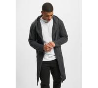 Urban Classics Long Hooded Open Edge Cardigan in Gr. 3XL in Grau