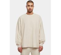 lässiges Urban Classics Herren Sweatshirt Rippstrick Oversize 300 g/m² mit Baumwolle Beige M