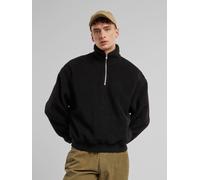 Urban Classics Kapuzensweatshirt Oversized Teddy Troyer – 100% Polyester – Herren Gr. M Schwarz
