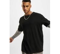 Urban Classics Oversized Double Layer Striped LS Tee in Gr. XXL in Schwarz