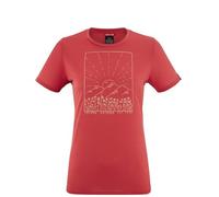 damen lafuma corporate kurzarm t shirt rot