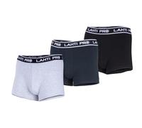 Lahti PRO Herren-Boxer, schwarz, grau, Granatapfel, 3 Paar, XL, Lahti Marke