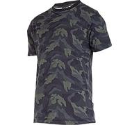 Lahti PRO Herren T-Shirt | R-Neck | Größe: M | Farbe: Tarnung | Baumwolle Stretch Rundhalsausschnitt Regular Slim Fit Casual Top Kurzarm Tshirt