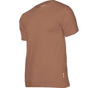 Lahti PRO Herren T-Shirt | R-Neck | Größe: XL | Farbe: Braun | Baumwolle Stretch Rundhalsausschnitt Regular Slim Fit Casual Top Kurzarm Tshirt
