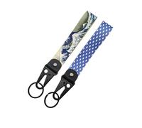 Laikoutd 1 Paar Aluminiumhalter mit Nylonband, ideal für Motorräder und den täglichen Gebrauch als Schlüsselanhänger