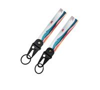 Laikoutd 1 Paar Aluminiumhalter mit Nylonband, ideal für Motorräder und den täglichen Gebrauch als Schlüsselanhänger