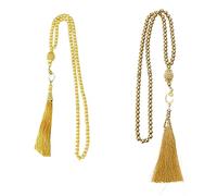 Laikoutd 6MM Tasbih Gebetskette Runde Perlen Armbänder Mohammed Rosenkranz Armbänder Geschenk Für Frauen Männer Dauerhaftes Perlenarmband Rosenkranz String