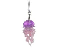 Laikoutd Bright Marine Encouraged Phone Addition Crystal Cnidarian Schlüsselanhänger für Geldbörse, ansonsten Gerätedekoration Leicht verdeckter Cnidarian Telefongürtel