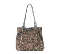 Laikoutd Damentasche Große Kapazität Schultertasche Glitzernde Handtaschen Mädchen Pailletten Shopping Mode Unterarm Frauen Handtasche Große Kapazität Schultertasche Unterarm