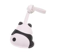 Laikoutd Handgefertigter Panda Schlüsselanhänger aus Leder für Männer und Frauen, einzigartiges Geschenk, Tiermotiv, Handygurt, modischer Schlüsselhalter, Panda Lederanhänger