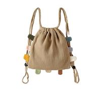 Laikoutd Kinder Rucksack Große Kapazität Doppelter Riemen Umhängetasche Kind Junge Mädchen Rucksack Vielseitiges Pack Für Bargeld Münzen Spielzeug Geldbörse Süße Geldbörse