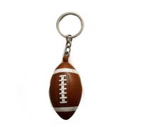 Laikoutd Multifunktionaler Leder Sportanhänger mit Basketball Fußball Baseball Motiv zum Anbringen von Geschenkkarten, Zubehör, Leder Schlüsselanhänger