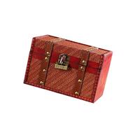 Laikoutd Vintage Schmuckkoffer Halsketten Aufbewahrungsbox Halskette Halskette Holz Textur Zum Speichern Von Vintage Gewebten Juwelierschachtel