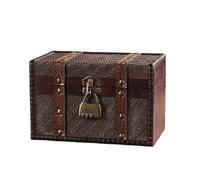 Laikoutd Vintage Schmuckkoffer Halsketten Aufbewahrungsbox Halskette Halskette Holz Textur Zum Speichern Von Vintage Gewebten Juwelierschachtel