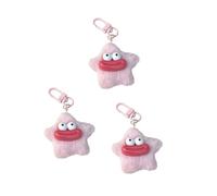 Laikoutd Weicher Plüsch Stern Schlüsselanhänger Mit Wurstlippen Design Ideal Für Frauen Und Jugendliche Kunstanhänger Geschenk Für Freunde