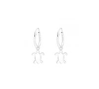 Laimons Kinder Mädchen-Ohrhänger Creole Schildkröte 8mm aus Sterling Silber 925