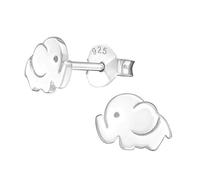 Laimons Kinder Mädchen-Ohrstecker Elefant 8 x6 mm Glanz aus Sterling Silber 925