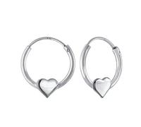 Laimons Mädchen Kids Kinder-Ohrhänger Ohrringe Creole Kinderschmuck Herz 6mm Sterling Silber 925