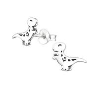Laimons Mädchen Kids Kinder-Ohrstecker Ohrringe Kinderschmuck Dinosaurier Dino Reptil Tyrannosaurus Rex 9mm oxidiert aus Sterling Silber 925
