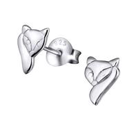 Laimons Mädchen Kids Kinder-Ohrstecker Ohrringe Kinderschmuck Fuchs Kopf Füchschen Rotfuchs Tier Waldbewohner glanz aus Sterling Silber 925