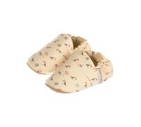 Lait et Miel Baumwoll-Krabbelschuhe "Robin" in Beige - Größe 25/26 | Krabbelschuhe