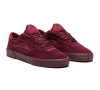 Lakai Cambridge Herren-Skateboardschuh, knöchelfrei, Burgunderrot Wildleder, 46 EU