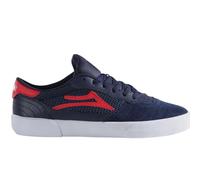 Lakai Cambridge Herren-Skateboardschuh, knöchelfrei, Marineblau/rotes Wildleder, 46 EU