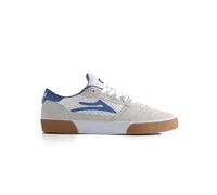 Lakai Cambridge Low-Top Skateschuhe Herren - Skateboardschuhe für Herren, griffig & atmungsaktiv, langlebige Skater Schuhe - Weiß Suede Parisian Gum, EU 42