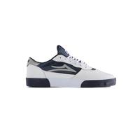 Lakai Cambridge Low-Top Skateschuhe Herren - Skateboardschuhe für Herren, griffig & atmungsaktiv, langlebige Skater Schuhe - Weiß Leather Navy Reflektierend, EU 45