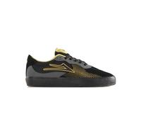 Lakai Essex Skate Schuhe für Herren - Low-Top Skateboardschuhe - Schwarz Gelb Grau, EU 38,5