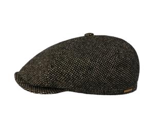 Lake Norden Wool Flatcap by Stetson schwarz-beige M (56-57 cm)
