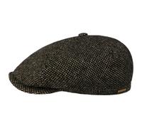 Lake Norden Wool Flatcap by Stetson schwarz-beige S (54-55 cm)