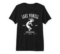 Lake Powell, Arizona, Tanzendes Kokopelli Design Premium T-Shirt