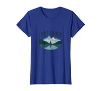 Lake Tahoe Malerische Berglandschaft T-Shirt, Damen, Königsblau, 3XL