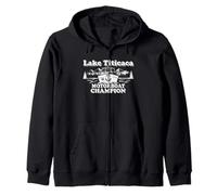 Lake Titicaca Motorboot Champion - Lustiger Spruch Neuheit Männer Kapuzenjacke