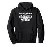 Lake Titicaca Motorboot Champion - Lustiger Spruch Neuheit Männer Pullover Hoodie