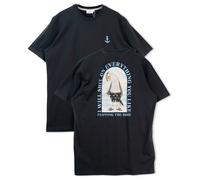 LAKOR - Back Flipping T-Shirt - T-Shirt, Gr. XL, schwarz (MoonlessNight)