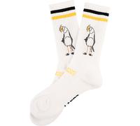 Lakor Herren Flipping The Bird Tennis Socken (Größe 43 , weiss)
